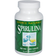 <img alt="Source Naturals, Spirulina, 500 mg, 200 Tablets" title="Source Naturals, Spirulina, 500 mg, 200 Tablets,021078006381"