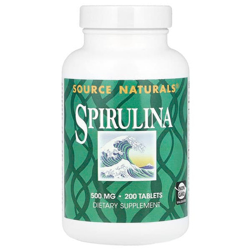<img alt="Source Naturals, Spirulina, 200 Tablets" title="Source Naturals, Spirulina, 200 Tablets,021078006381"