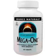<img alt="Source Naturals, Mega-One, No Iron, 60 Tablets" title="Source Naturals, Mega-One, No Iron, 60 Tablets,021078014416"