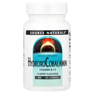 <img alt="Source Naturals, HydroxoCobalamin, Vitamin B12, Cherry , 1 mg, 120 Lozenges" title="Source Naturals, HydroxoCobalamin, Vitamin B12, Cherry , 1 mg, 120 Lozenges,021078026556"