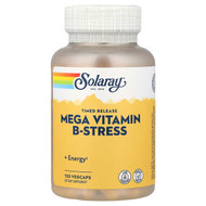 <img alt="Solaray, Mega Vitamin B-Stress, Timed Release, 120 VegCaps" title="Solaray, Mega Vitamin B-Stress, Timed Release, 120 VegCaps,076280042412"