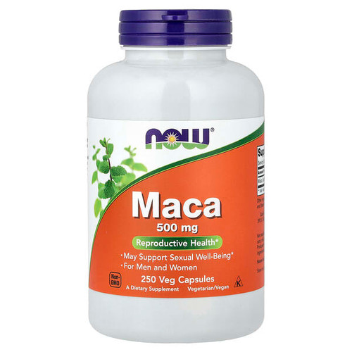<img alt="NOW Foods, Maca, 500 mg, 250 Veg Capsules" title="NOW Foods, Maca, 500 mg, 250 Veg Capsules,733739047625"