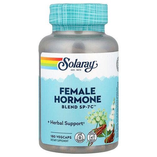 <img alt="Solaray, Female Hormone Blend SP-7C, 180 VegCaps" title="Solaray, Female Hormone Blend SP-7C, 180 VegCaps,076280027617"