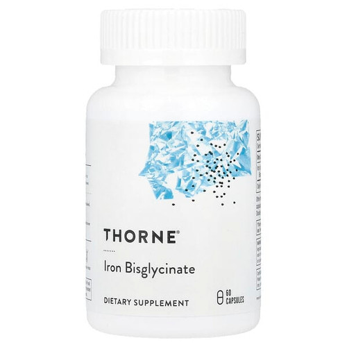 <img alt="Thorne, Iron Bisglycinate, 60 Capsules (25 mg per Capsule)" title="Thorne, Iron Bisglycinate, 60 Capsules (25 mg per Capsule),693749003458"