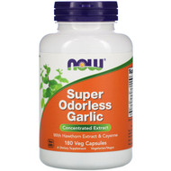 <img alt="Now Foods, Super Odorless Garlic, 180 Veg Capsules" title="Now Foods, Super Odorless Garlic, 180 Veg Capsules,733739018175"