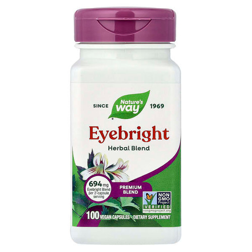 <img alt="Natures Way, Eyebright, Herbal Blend, 100 Vegan Capsules" title="Natures Way, Eyebright, Herbal Blend, 100 Vegan Capsules,033674003800"