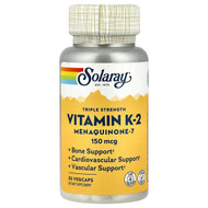 <img alt="Solaray, Triple Strength, Vitamin K-2 Menaquinone-7, 150 mcg, 30 VegCaps" title="Solaray, Triple Strength, Vitamin K-2 Menaquinone-7, 150 mcg, 30 VegCaps,076280278774"
