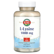 <img alt="KAL, L-Lysine, 1,000 mg, 100 Tablets" title="KAL, L-Lysine, 1,000 mg, 100 Tablets,021245805144"