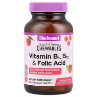 <img alt="Bluebonnet Nutrition, Earth Sweet Chewables, Vitamin B6, B12 & Folic Acid, Raspberry, 60 Chewable Tablets" title="Bluebonnet Nutrition, Earth Sweet Chewables, Vitamin B6, B12 & Folic Acid, Raspberry, 60 Chewable Tablets,743715004450"