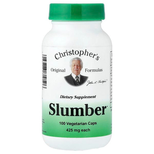 <img alt="Christophers Original Formulas, Slumber, 100 Vegetarian Caps" title="Christophers Original Formulas, Slumber, 100 Vegetarian Caps,084783810506"