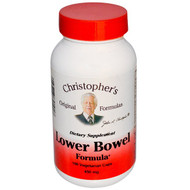 <img alt="Christophers Original Formulas, Lower Bowel Formula, 450 mg, 100 Veggie Caps" title="Christophers Original Formulas, Lower Bowel Formula, 450 mg, 100 Veggie Caps,084783891017"