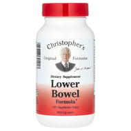 <img alt="Christophers Original Formulas, Lower Bowel Formula, 100 Vegetarian Caps" title="Christophers Original Formulas, Lower Bowel Formula, 100 Vegetarian Caps,084783891017"