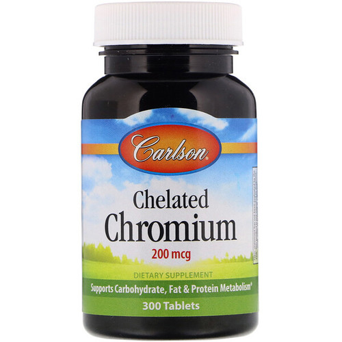 <img alt="Carlson Labs, Chelated Chromium, 200 mcg, 300 Tablets" title="Carlson Labs, Chelated Chromium, 200 mcg, 300 Tablets,088395055133"