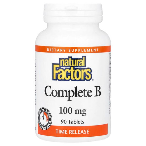 <img alt="Natural Factors, Complete B, 90 Tablets" title="Natural Factors, Complete B, 90 Tablets,068958011417"