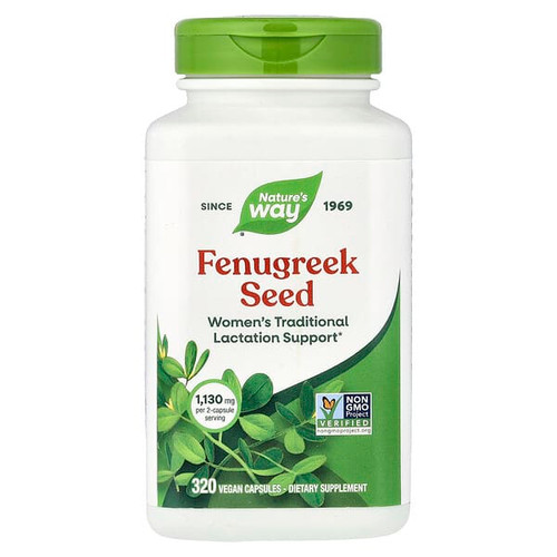 <img alt="Natures Way, Fenugreek Seed, 320 Vegan Capsules (565 mg per Capsule)" title="Natures Way, Fenugreek Seed, 320 Vegan Capsules (565 mg per Capsule),033674119242"