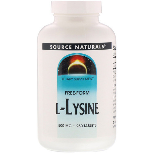 <img alt="Source Naturals, L-Lysine, 500 mg, 250 Tablets" title="Source Naturals, L-Lysine, 500 mg, 250 Tablets,021078001409"