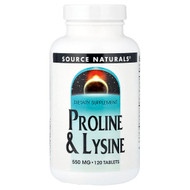 <img alt="Source Naturals, Proline & Lysine, 120 Tablets" title="Source Naturals, Proline & Lysine, 120 Tablets,021078007586"