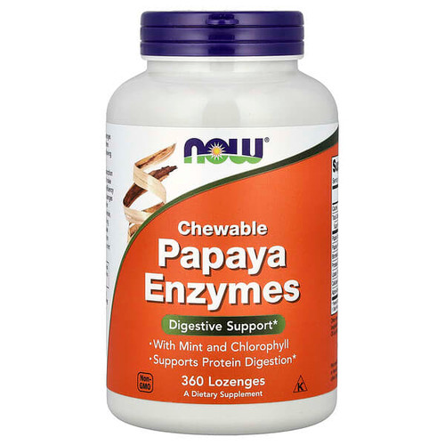 <img alt="NOW Foods, Chewable Papaya Enzymes, 360 Lozenges" title="NOW Foods, Chewable Papaya Enzymes, 360 Lozenges,733739029720"