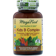 <img alt="MegaFood, Kids B Complex, 30 Tablets" title="MegaFood, Kids B Complex, 30 Tablets,051494102756"