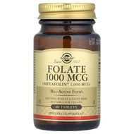 <img alt="Solgar, Folate, 1,000 mcg, 60 Tablets" title="Solgar, Folate, 1,000 mcg, 60 Tablets,033984535954"