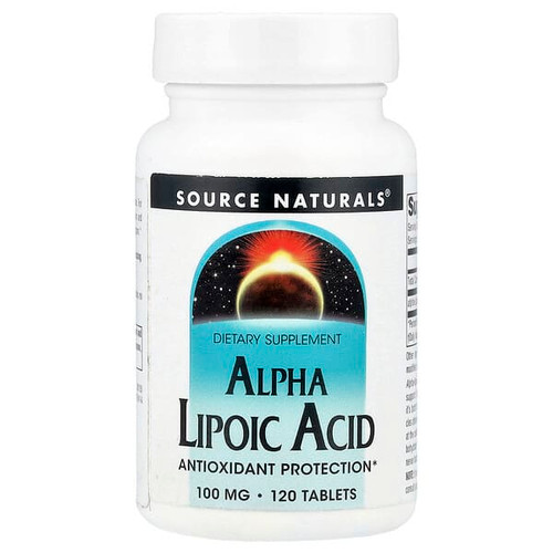 <img alt="Source Naturals, Alpha Lipoic Acid, 100 mg, 120 Tablets" title="Source Naturals, Alpha Lipoic Acid, 100 mg, 120 Tablets,021078001553"