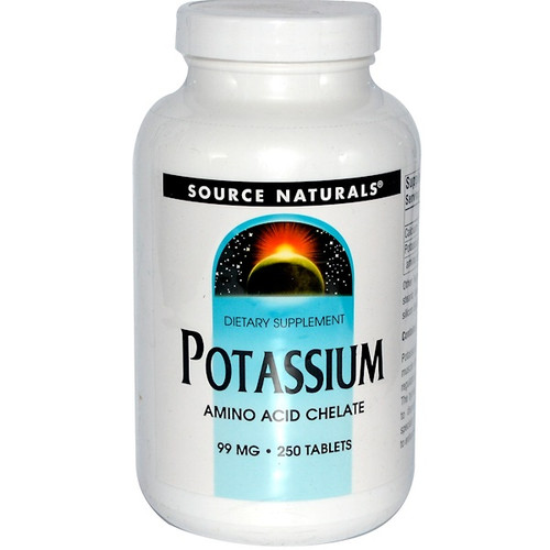 <img alt="Source Naturals, Potassium, 99 mg, 250 Tablets" title="Source Naturals, Potassium, 99 mg, 250 Tablets,021078003212"