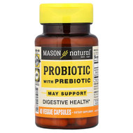 <img alt="Mason Natural, Probiotic with Prebiotic, 40 Veggie Capsules" title="Mason Natural, Probiotic with Prebiotic, 40 Veggie Capsules,311845158840"
