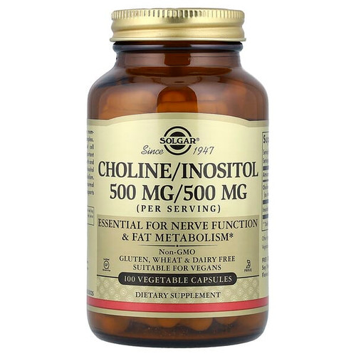 <img alt="Solgar, Choline-Inositol, 100 Vegetable Capsules" title="Solgar, Choline-Inositol, 100 Vegetable Capsules,033984008502"