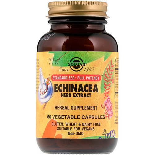 <img alt="Solgar, Echinacea Herb Extract, 60 Vegetable Capsules" title="Solgar, Echinacea Herb Extract, 60 Vegetable Capsules,033984041226"