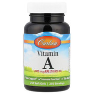 <img alt="Carlson, Vitamin A, 3,000 mcg RAE (10,000 IU), 250 Soft Gels" title="Carlson, Vitamin A, 3,000 mcg RAE (10,000 IU), 250 Soft Gels,088395011122"