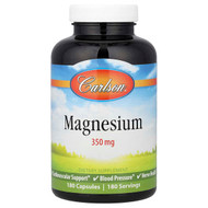 <img alt="Carlson, Magnesium, 350 mg, 180 Capsules" title="Carlson, Magnesium, 350 mg, 180 Capsules,088395052224"