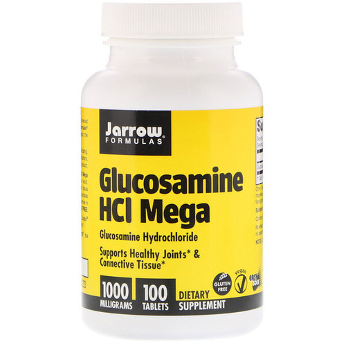 <img alt="Jarrow Formulas, Glucosamine HCL Mega, 1,000 mg, 100 Tablets" title="Jarrow Formulas, Glucosamine HCL Mega, 1,000 mg, 100 Tablets,790011190035"