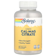 <img alt="Solaray, Cal-Mag Citrate, 1-1 Ratio, 180 VegCaps" title="Solaray, Cal-Mag Citrate, 1-1 Ratio, 180 VegCaps,076280045253"