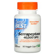 <img alt="Doctors Best, Serrapeptase, 40,000 SPU, 90 Veggie Caps" title="Doctors Best, Serrapeptase, 40,000 SPU, 90 Veggie Caps,753950001497"