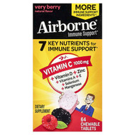 <img alt="AirBorne, Immune Support, Very Berry, 64 Chewable Tablets" title="AirBorne, Immune Support, Very Berry, 64 Chewable Tablets,647865186304"