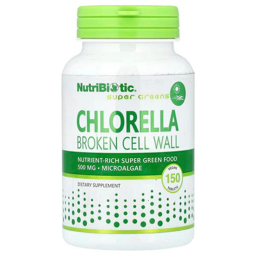 <img alt="NutriBiotic, Super Greens, Chlorella, 150 Vegan Tablets (500 mg per Tablet)" title="NutriBiotic, Super Greens, Chlorella, 150 Vegan Tablets (500 mg per Tablet),728177000905"