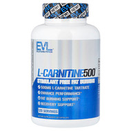 <img alt="EVLution Nutrition, L-Carnitine500, 500 mg, 120 Capsules" title="EVLution Nutrition, L-Carnitine500, 500 mg, 120 Capsules,818901020184"