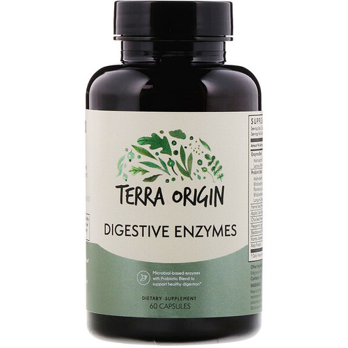 <img alt="Terra Origin, Digestive Enzymes, 60 Capsules" title="Terra Origin, Digestive Enzymes, 60 Capsules,857668007458"