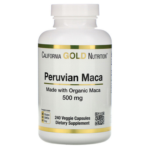 <img alt="California Gold Nutrition, Peruvian Maca, 500 mg, 240 Veggie Caps" title="California Gold Nutrition, Peruvian Maca, 500 mg, 240 Veggie Caps,898220009503"