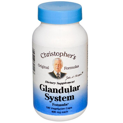 <img alt="Christophers Original Formulas, Glandular System Formula, 400 mg, 100 Veggie Caps" title="Christophers Original Formulas, Glandular System Formula, 400 mg, 100 Veggie Caps,084783891123"