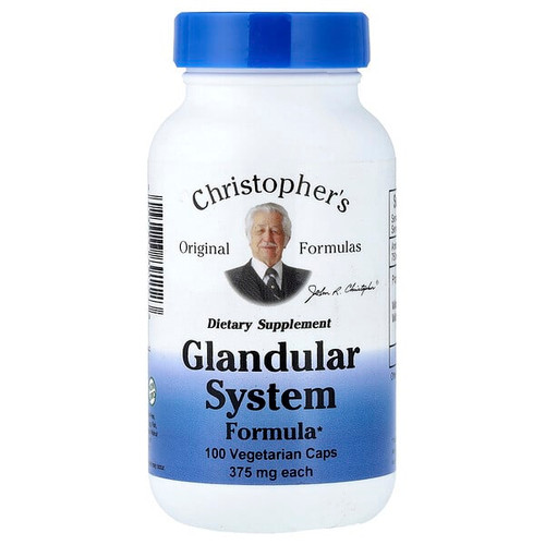 <img alt="Christophers Original Formulas, Glandular System Formula, 100 Vegetarian Caps" title="Christophers Original Formulas, Glandular System Formula, 100 Vegetarian Caps,084783891123"