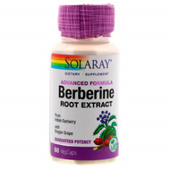<img alt="Solaray, Berberine Root Extract, Advanced Formula, 60 VegCaps" title="Solaray, Berberine Root Extract, Advanced Formula, 60 VegCaps,076280206777"