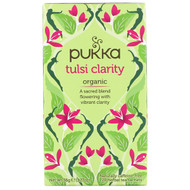 Pukka Herbs, Organic Tulsi Clarity, Caffeine-Free, 3 Pack, 20 Herbal Tea Sachets Each