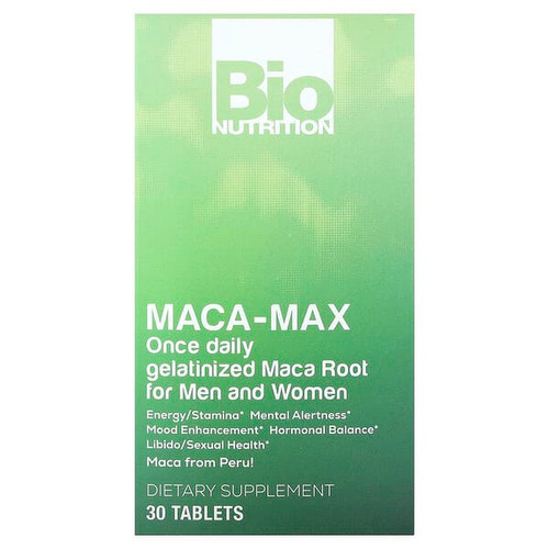 <img alt="Bio Nutrition, Maca-Max, For Men and Women, 1,000 mg , 30 Tablets" title="Bio Nutrition, Maca-Max, For Men and Women, 1,000 mg , 30 Tablets,854936003099"