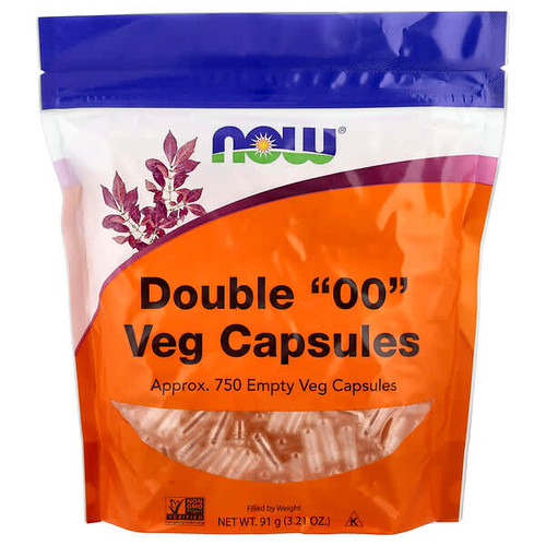 <img alt="NOW Foods, Double "00" Veg Capsules, Approx. 750 Empty Veg Capsules, 3.21 oz (91 g)" title="NOW Foods, Double "00" Veg Capsules, Approx. 750 Empty Veg Capsules, 3.21 oz (91 g),733739051080"