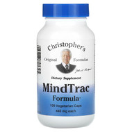 <img alt="Christophers Original Formulas, MindTrac Formula, 440 mg, 100 Vegetarian Caps" title="Christophers Original Formulas, MindTrac Formula, 440 mg, 100 Vegetarian Caps,084783891345"