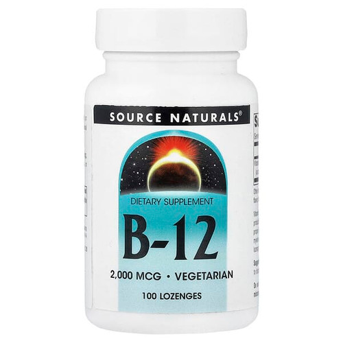 <img alt="Source Naturals, Vitamin B-12, 2,000 mcg, 100 Lozenges" title="Source Naturals, Vitamin B-12, 2,000 mcg, 100 Lozenges,021078004189"