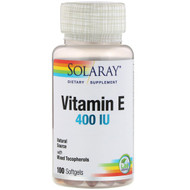 <img alt="Solaray Vitamin E - 400 IU - 100 Softgels" title="Solaray Vitamin E - 400 IU - 100 Softgels,076280041637"