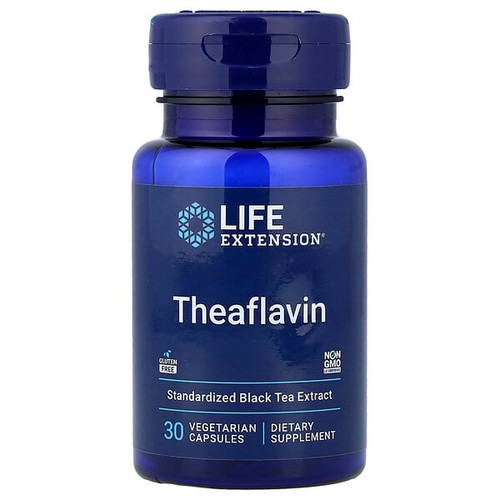 <img alt="Life Extension, Theaflavin, Standardized Black Tea Extract, 30 Vegetarian Capsules (400 mg per Capsule)" title="Life Extension, Theaflavin, Standardized Black Tea Extract, 30 Vegetarian Capsules (400 mg per Capsule),737870130437"