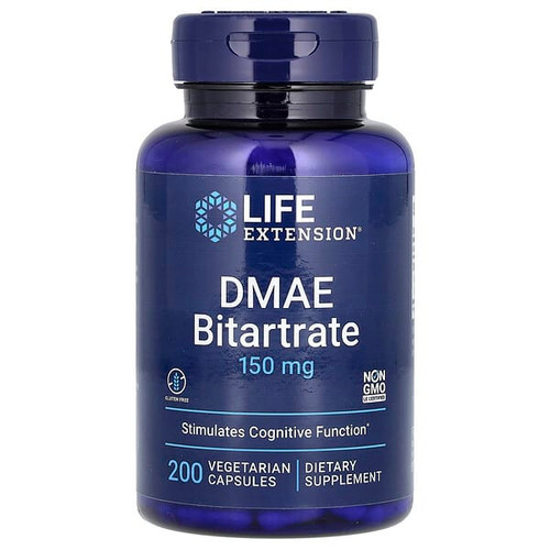 <img alt="Life Extension, DMAE Bitartrate, 150 mg, 200 Vegetarian Capsules" title="Life Extension, DMAE Bitartrate, 150 mg, 200 Vegetarian Capsules,737870154020"